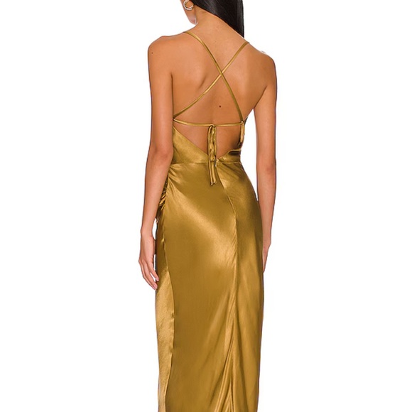 Shona Joy Giorgia Asymmetrical Midi Dress - Picture 4 of 6